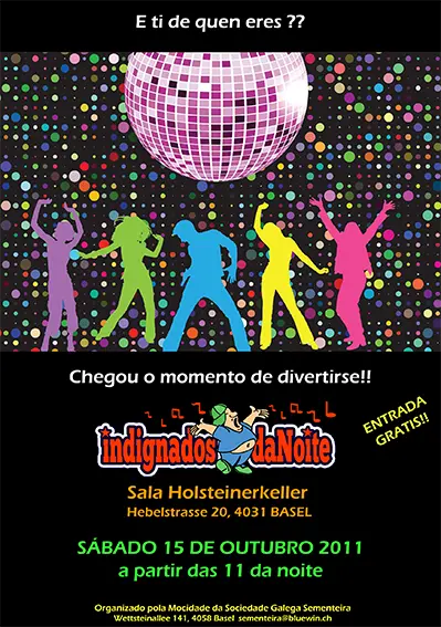 Cartel da sección de baile 2011