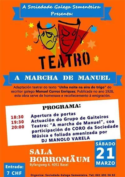 Cartel da obra de teatro de 2022