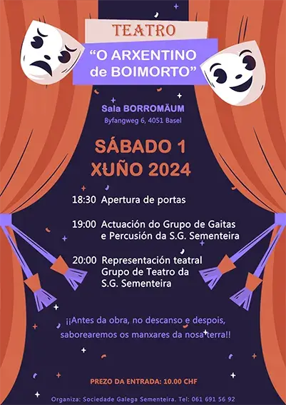 Cartel da obra de teatro de 2024