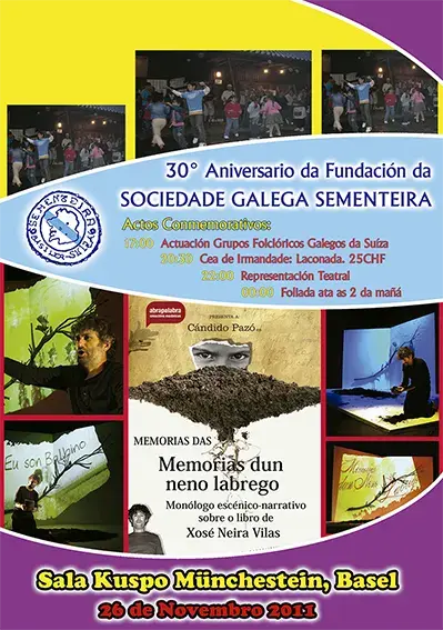 Cartel do teatro de Cándido Pazó 2011