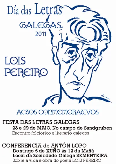 Cartel do Día das Letras Galegas 2011