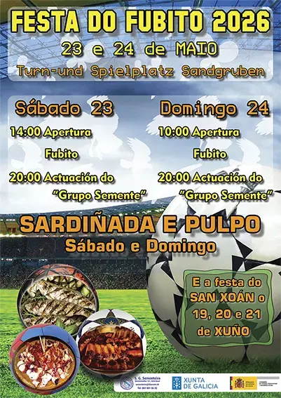 Cartel da Festa do Fubito 2026