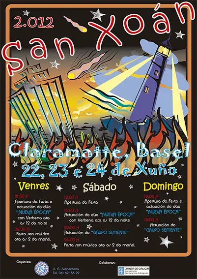 Cartel da Festa de San Xoán 2012
