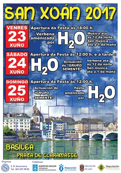 Cartel da Festa de San Xoán 2017