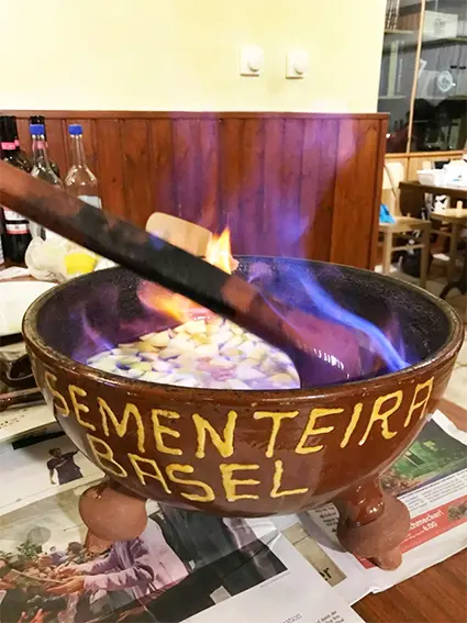 Pote de queimada tradicional